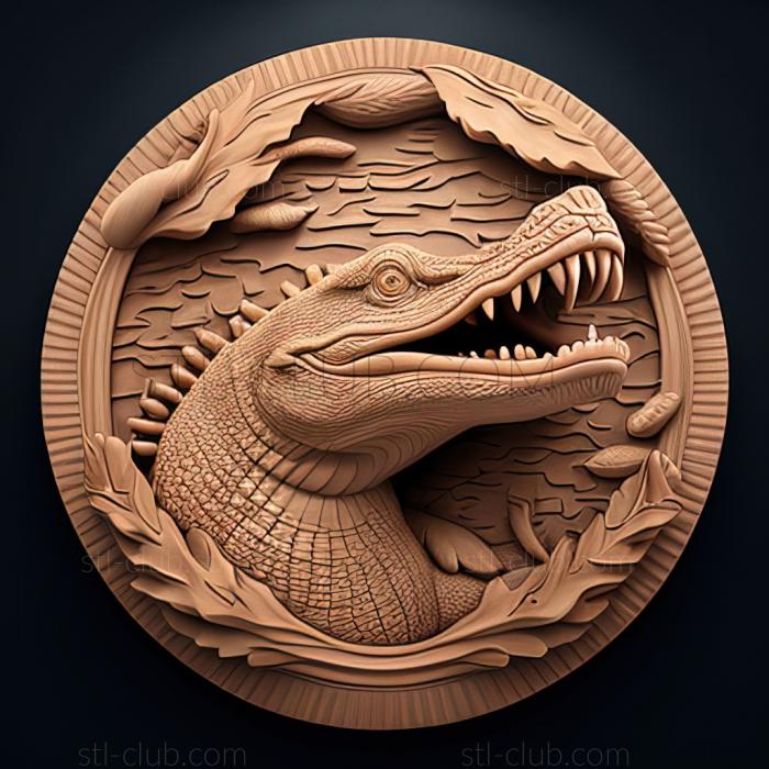 3D model st Saturn alligator famous animal (STL)